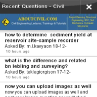 mobile app for civil engrs screenshot