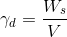 Saturated Unit Weight Formula