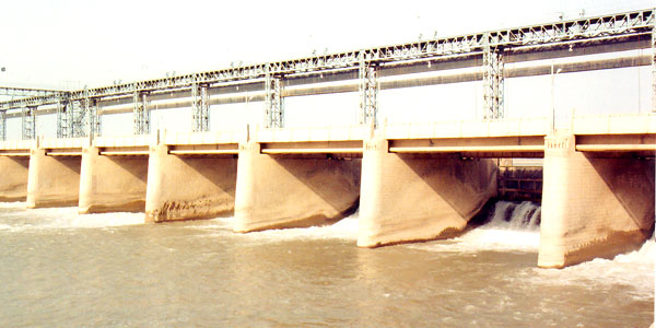 Barrage - Taunsa Barrage in Pakistan