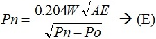 Normal tension calc