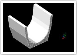 Design of Precast parabolic channels in Peshawar, pakistan