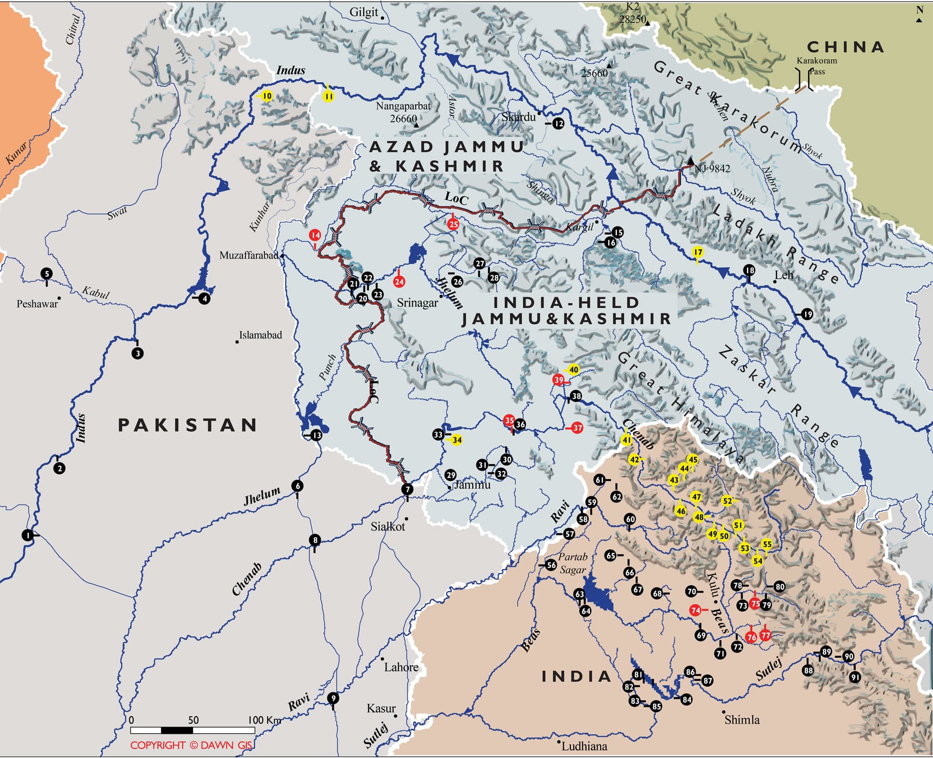 Impact of Indian Dams in Kashmir on Pakistani Rivers | Water Distribution  in Indus River Treaty