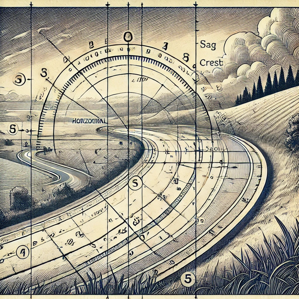 Horizontal and Vertical Curves in Surveying